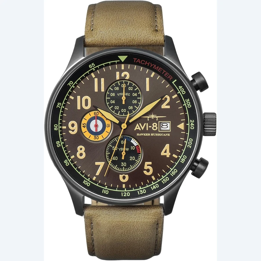 AVI-8 Hawker Hurricane acier chronographe
